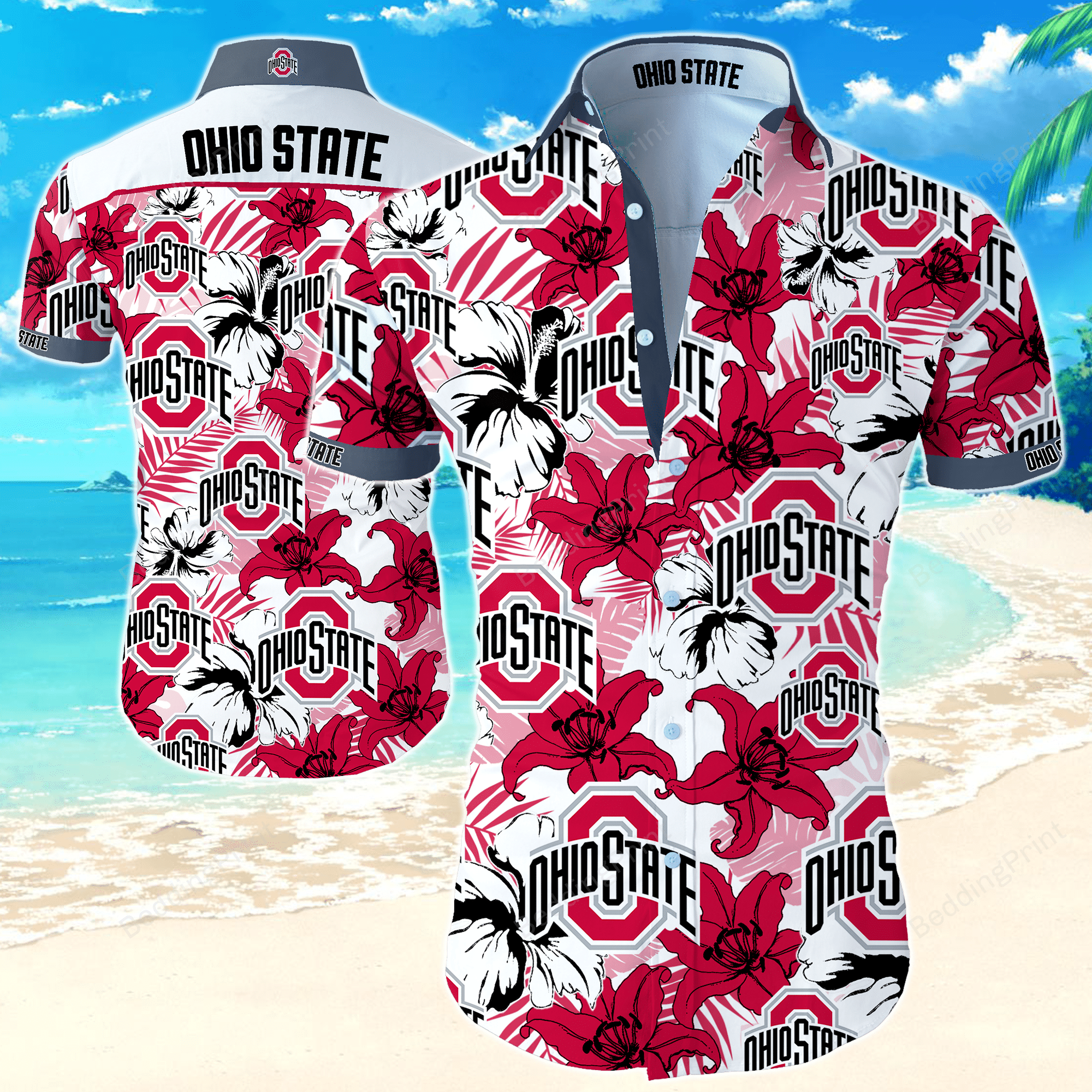 NCAA Ohio State Buckeyes Hawaiian Shirt