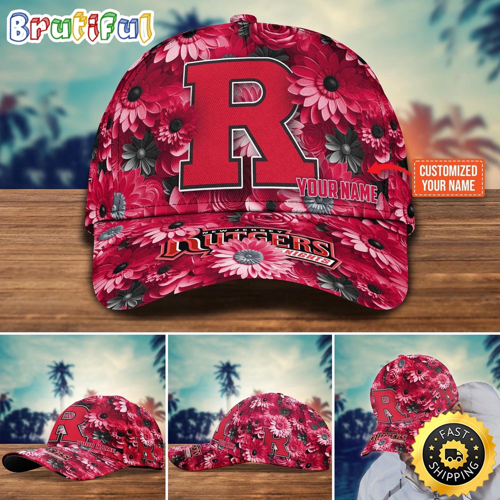 NCAA Rutgers Scarlet Knights Baseball Cap Customized Cap Hot Trending