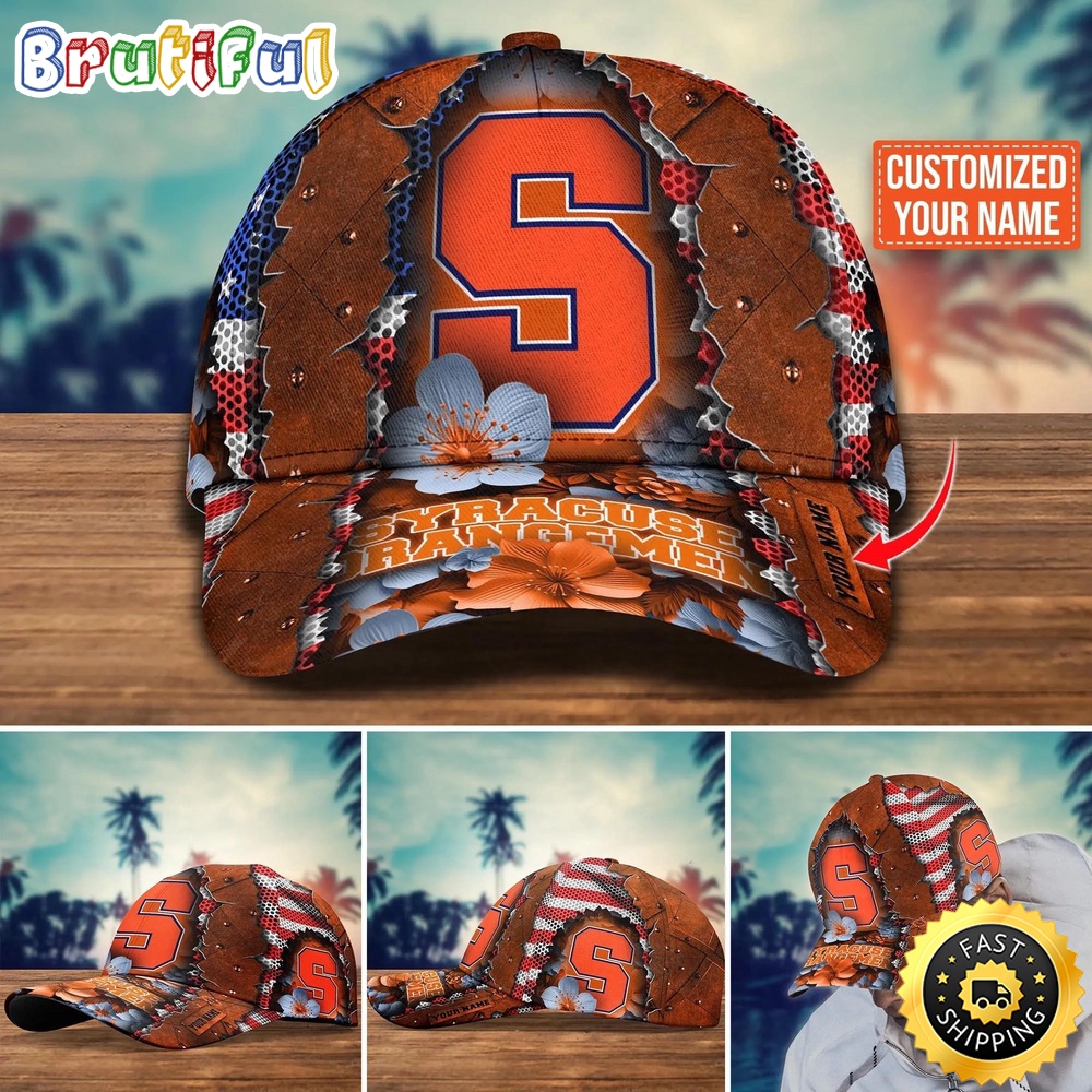NCAA Syracuse Orange Baseball Cap Custom Cap For Fans