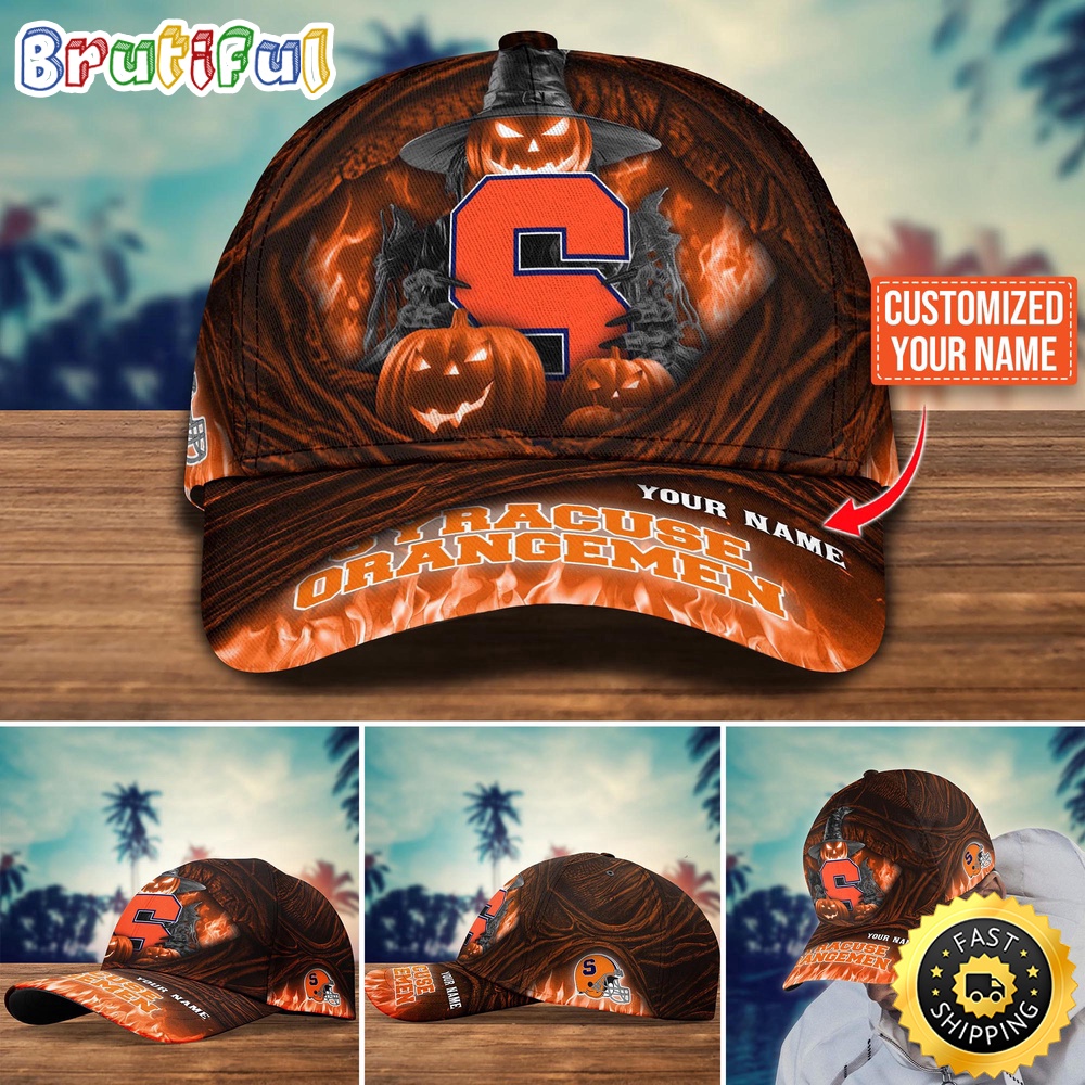 NCAA Syracuse Orange Baseball Cap Halloween Custom Cap For Fans