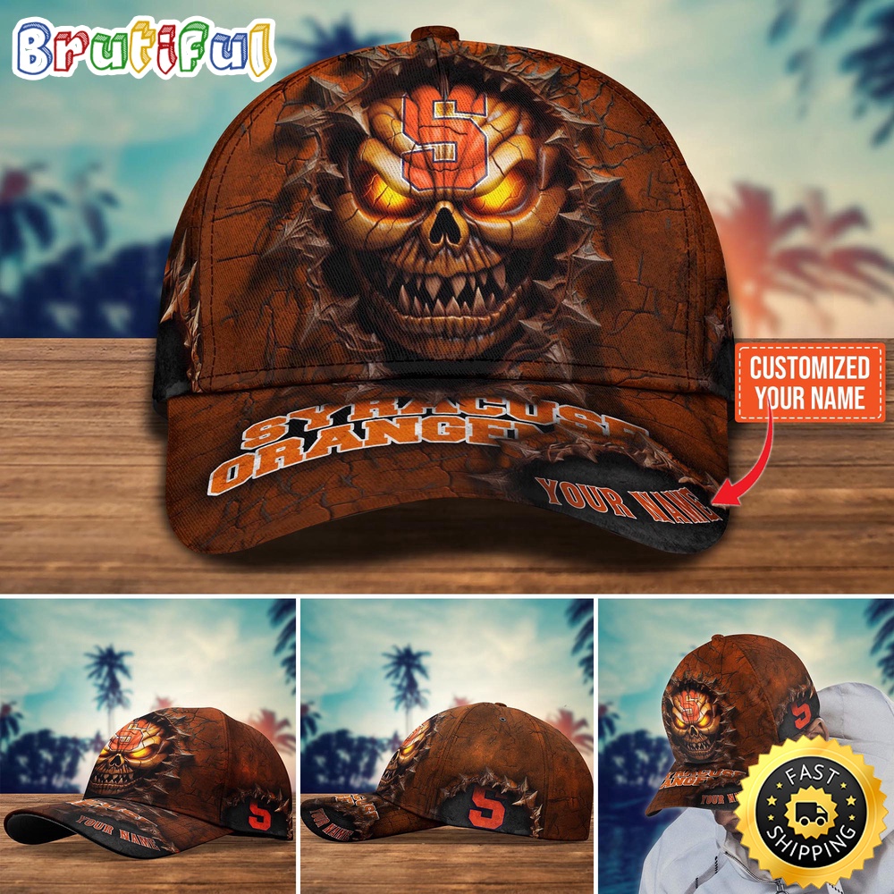 NCAA Syracuse Orange Baseball Cap Halloween Custom Cap For This Season