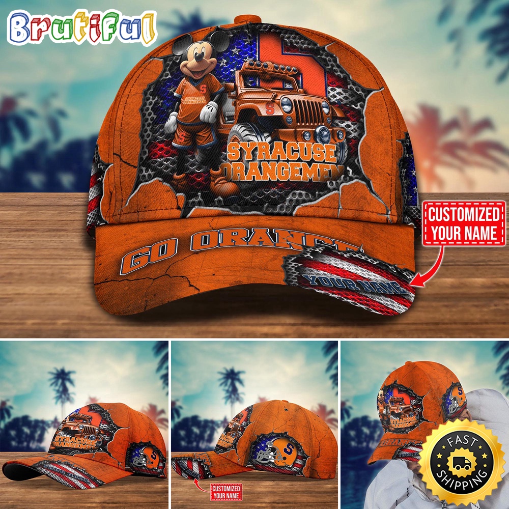 NCAA Syracuse Orange Baseball Cap Trending Customize Cap