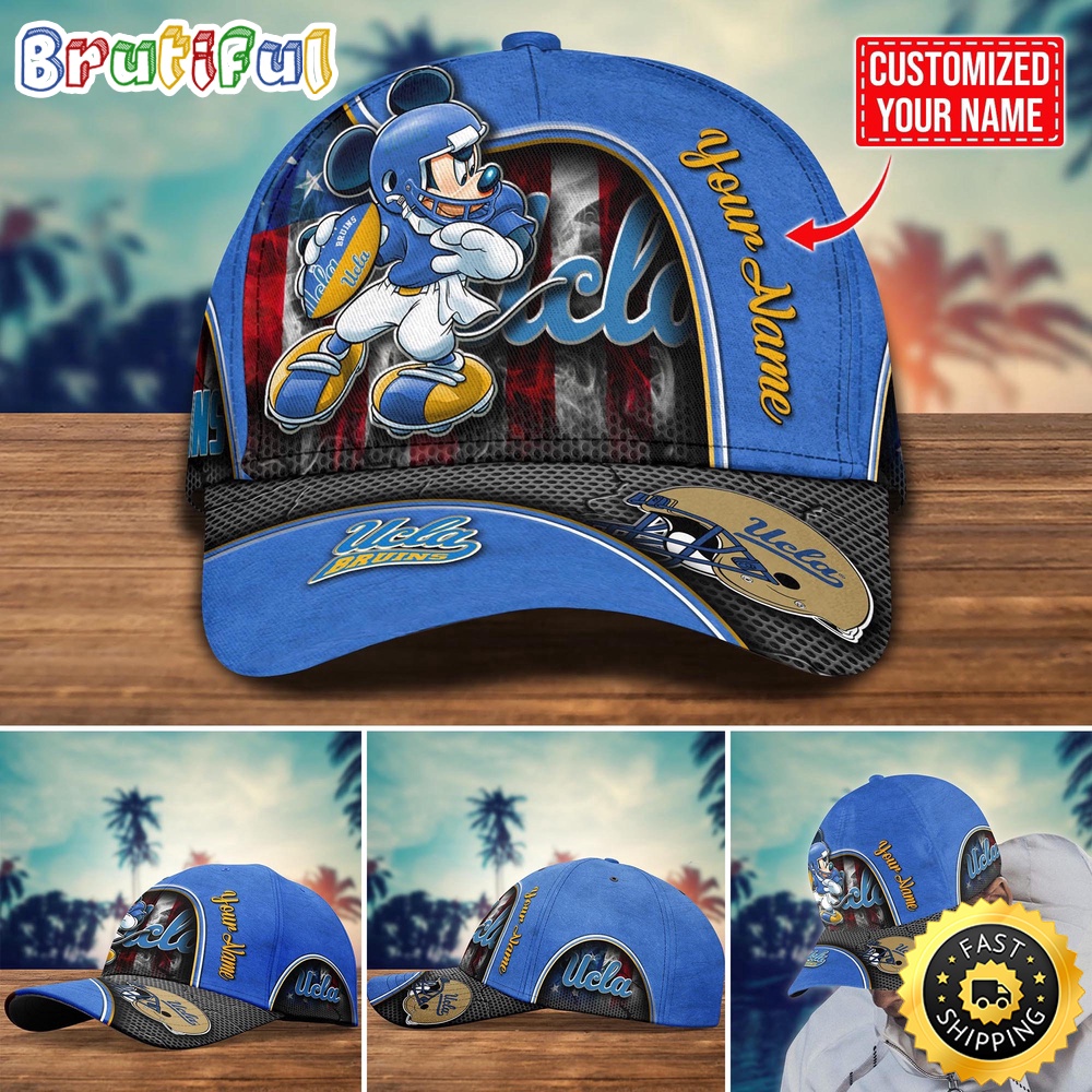 NCAA UCLA Bruins Baseball Cap Mickey Mouse Custom Cap For Fans