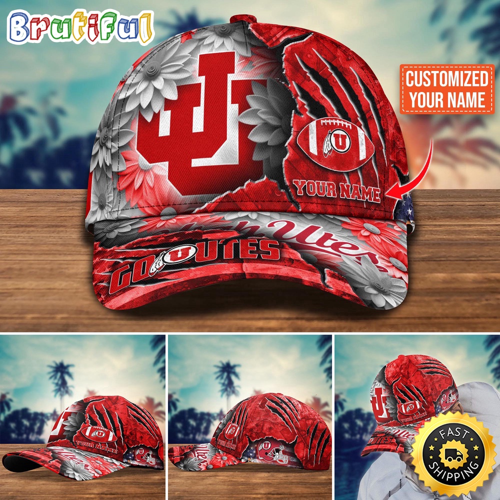 NCAA Utah Utes Baseball Cap Custom Hat For Fans New Arrivals