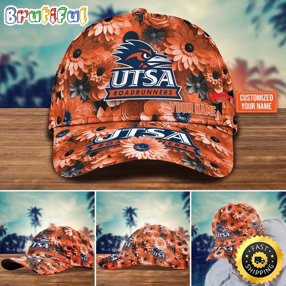 NCAA UTSA Roadrunners Baseball Cap Customized Cap Hot Trending