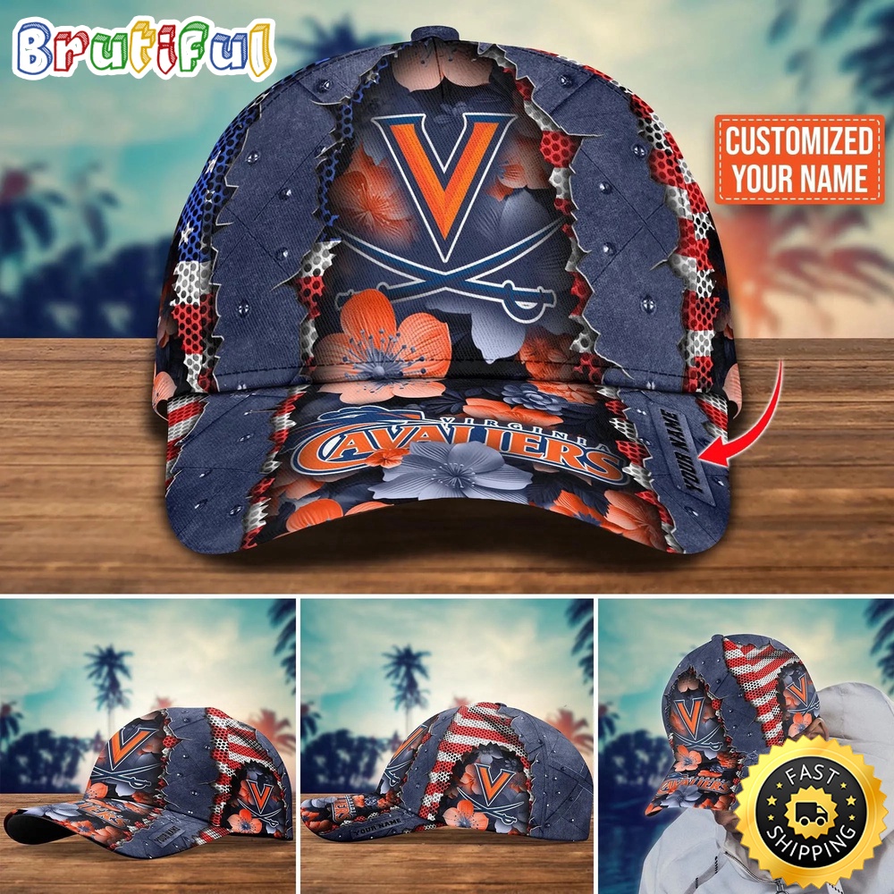NCAA Virginia Cavaliers Baseball Cap Custom Cap For Fans