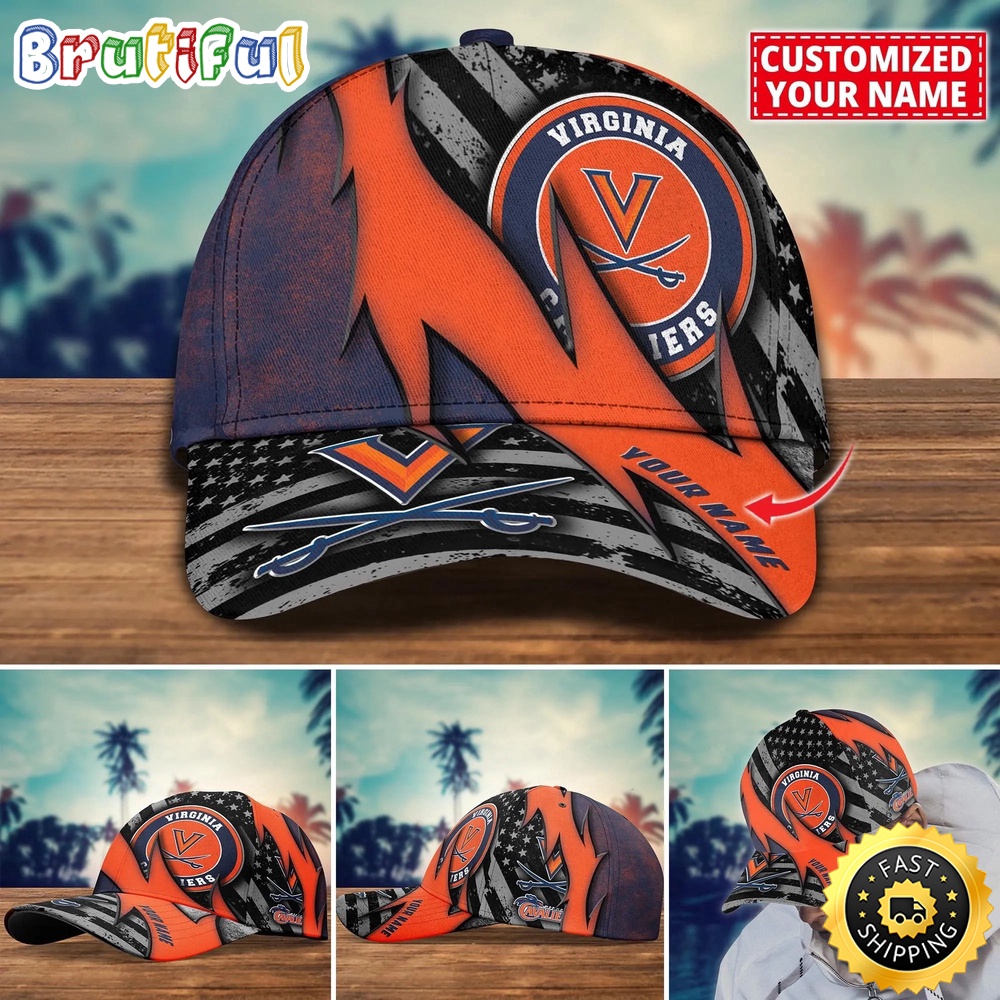 NCAA Virginia Cavaliers Baseball Cap Custom Cap For Sport Fans