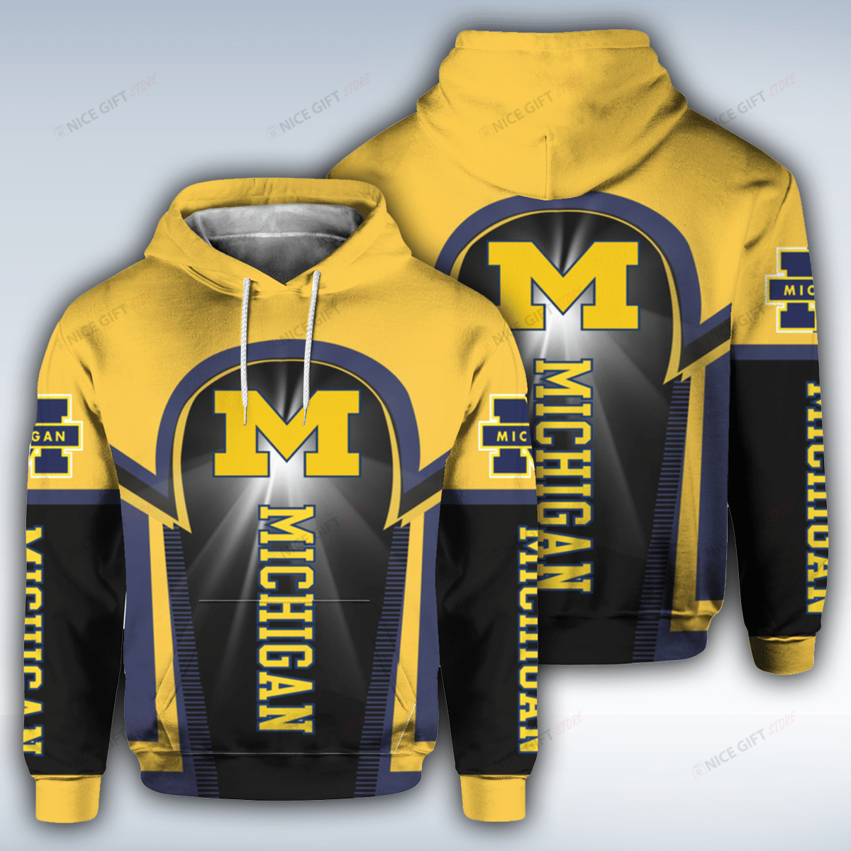 NCAAF Michigan Wolverines 3D Hoodie Gift For Fans