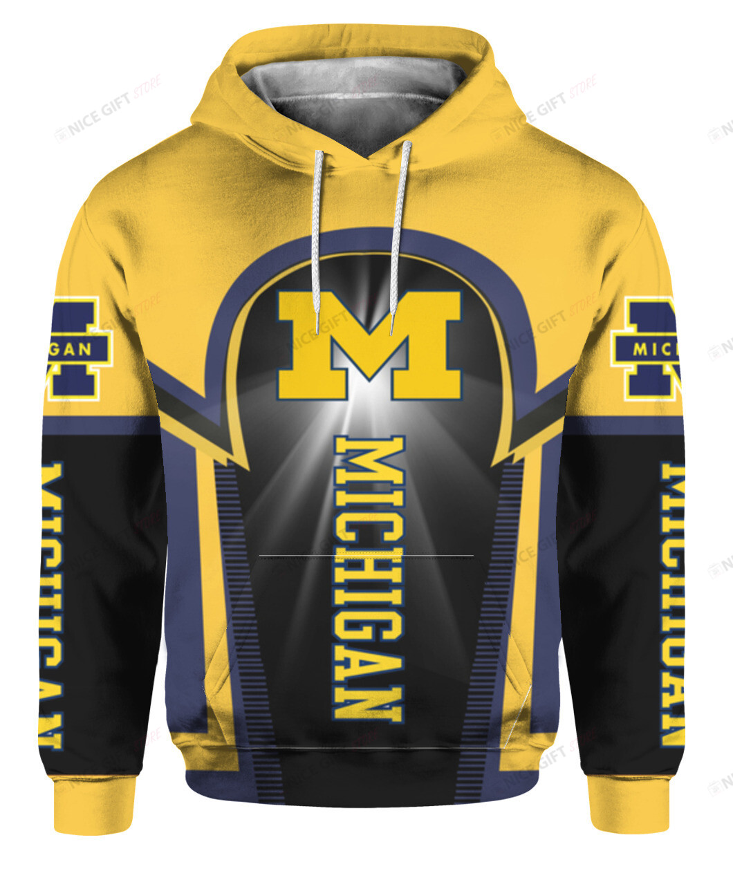 NCAAF Michigan Wolverines 3D Hoodie Gift For Fans
