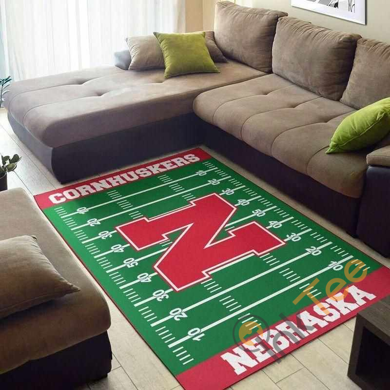 Nebraska Cornhuskers Home Field Area Rectangle Rug