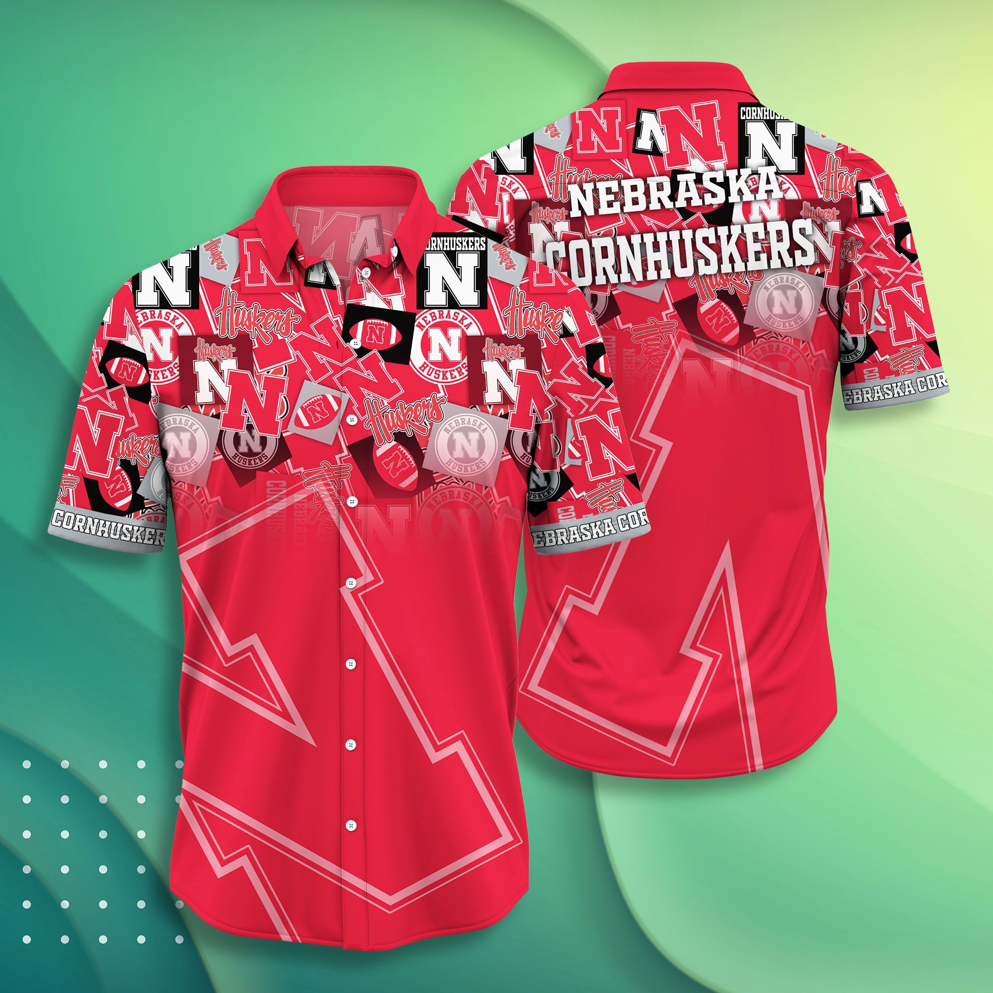 Nebraska Cornhuskers NCAA -Hawaii Shirt Style Hot Trending Summer-Hawaiian NACC