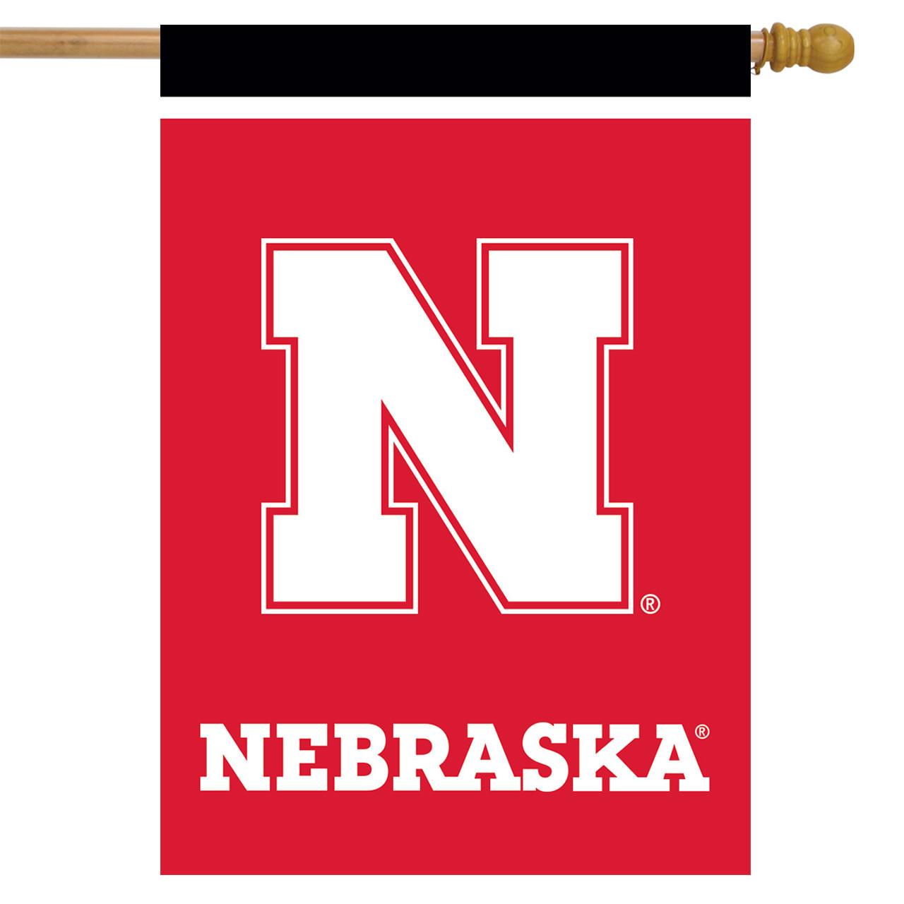 Nebraska Cornhuskers NCAA Garden Flag, House Flag
