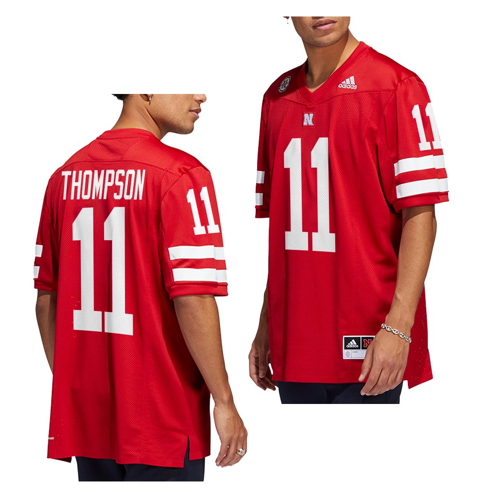 Nebraska Huskers Casey Thompson Jersey 2022-23 College Red #11 Icon Men's Shirt