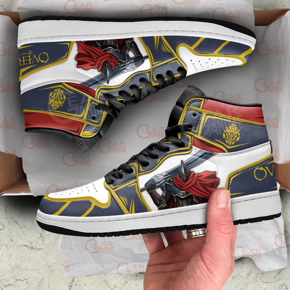 Necroplasmic Mantle JD1s Sneakers Overlord Anime Shoes, Air Jordan Hightop