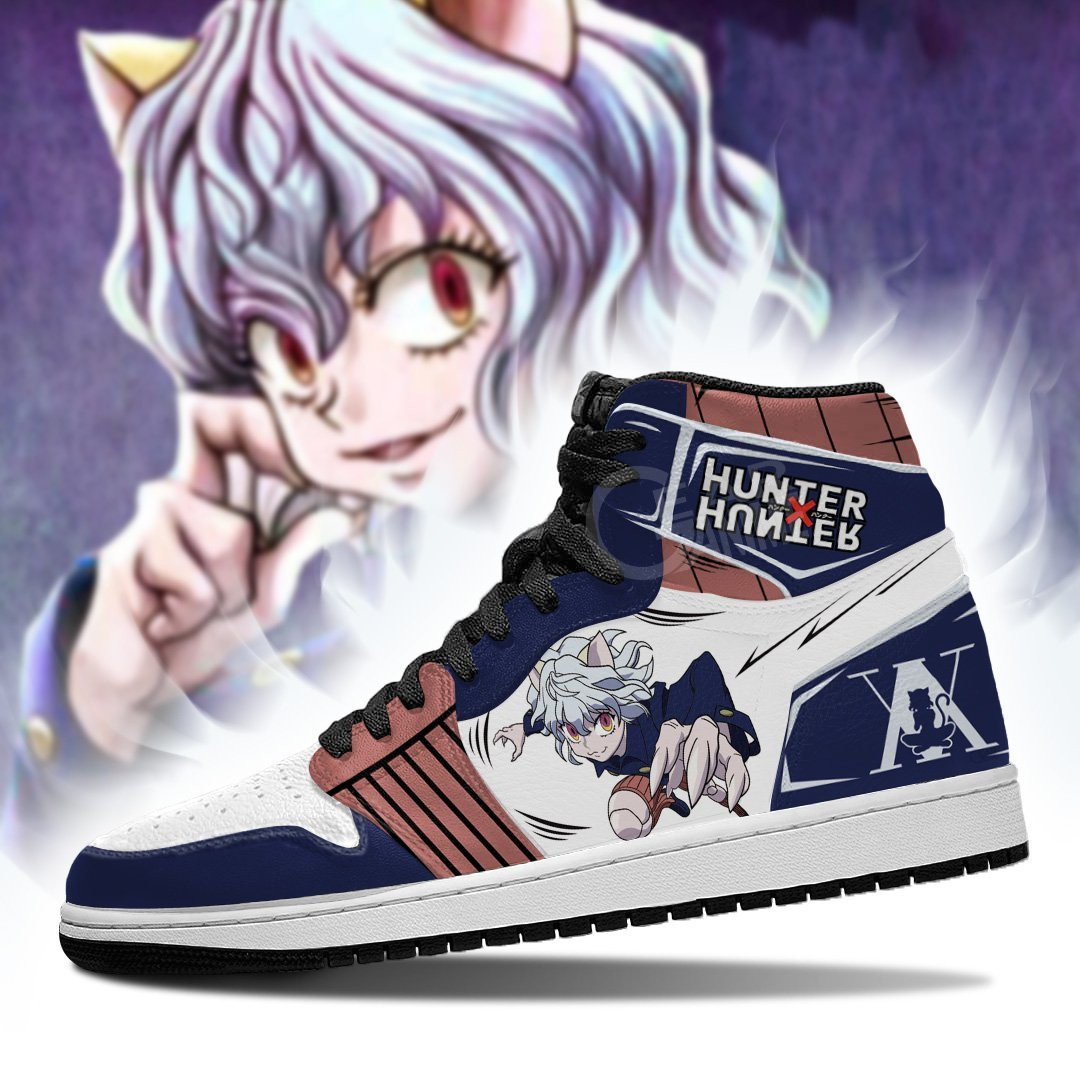 Neferpitou Hunter X Hunter JD1s Sneakers HxH Anime Shoes, Air Jordan Hightop