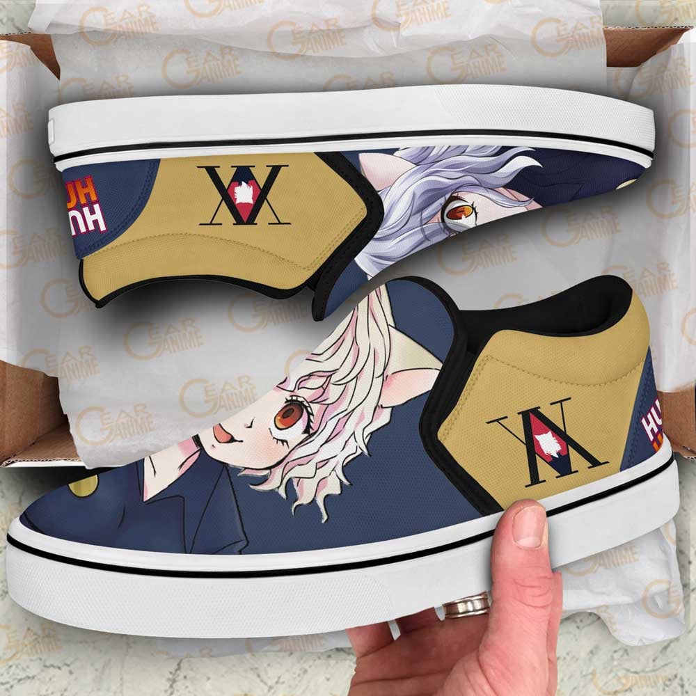 Neferpitou Slip-On Shoes Canvas Custom Anime Hunter x Hunter Shoes
