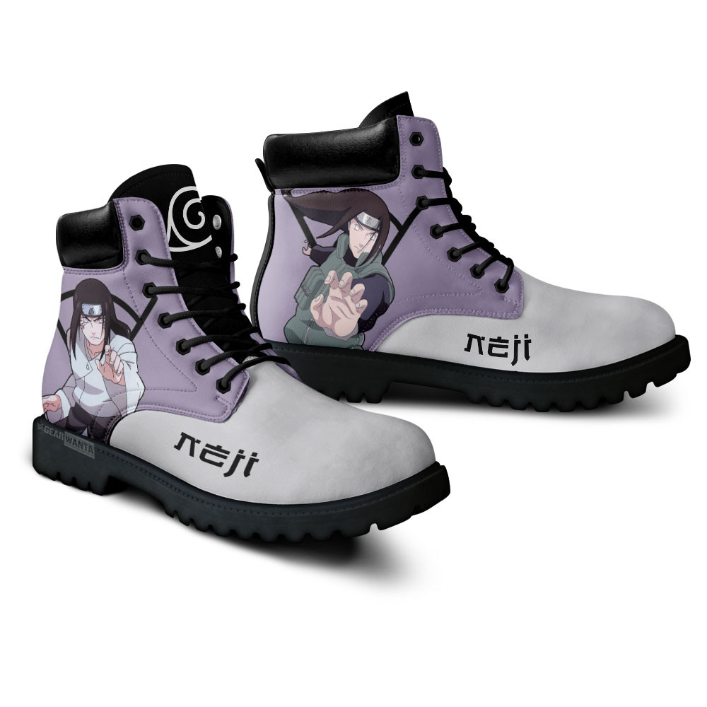 Neji Hyuga Boots Custom Shoes For Anime Fans