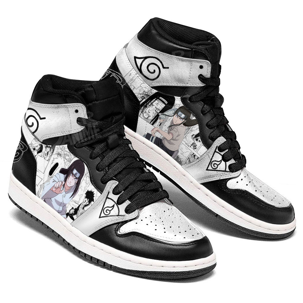 Neji Hyuga JD1s Sneakers Anime Shoes Mix Manga, Air Jordan Hightop