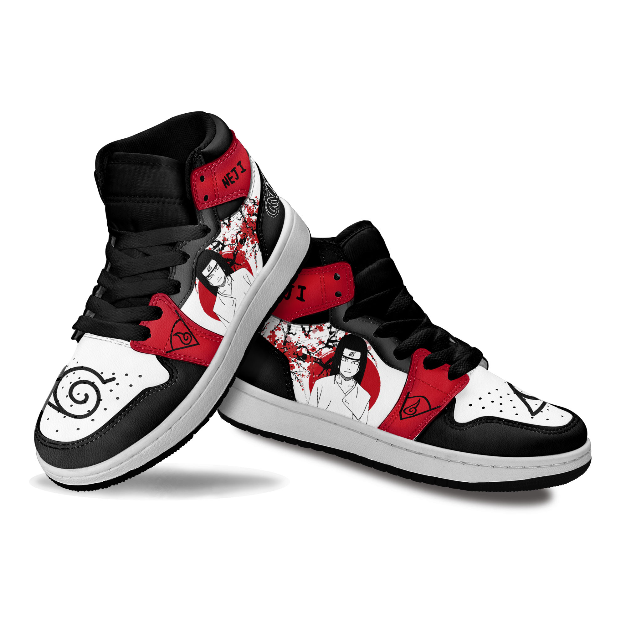 Neji Hyuga Kids Sneakers Custom Anime Shoes For Kids Japan Style