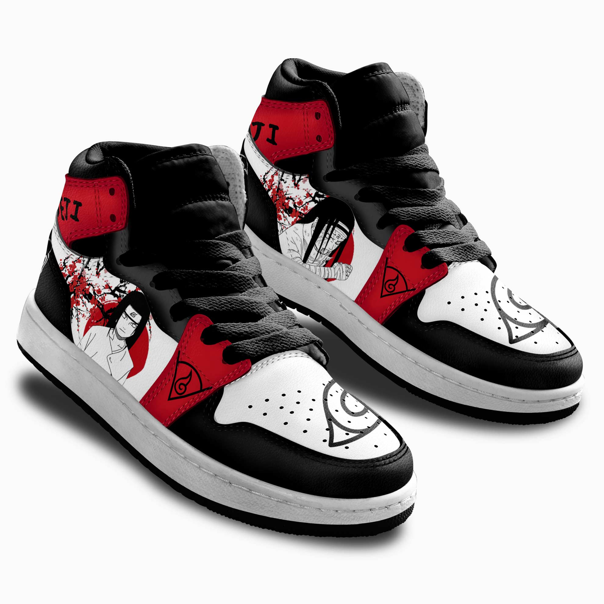 Neji Hyuga Kids Sneakers Custom Anime Shoes For Kids Japan Style