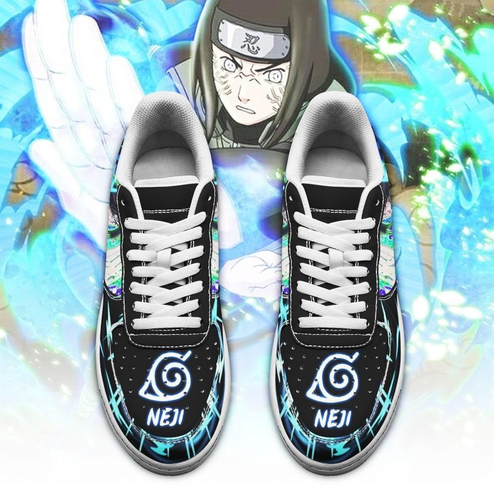 Neji Hyuga Sneakers Custom Anime Shoes Leather