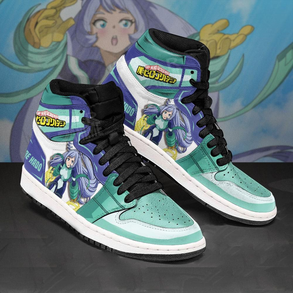 Nejire Hado My Hero Academia anime High Top Air Jordan Sneaker, Air Jordan Hightop