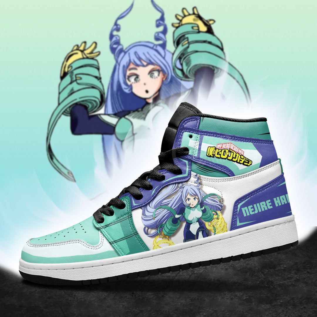 Nejire Hado My Hero Academia anime High Top Air Jordan Sneaker, Air Jordan Hightop