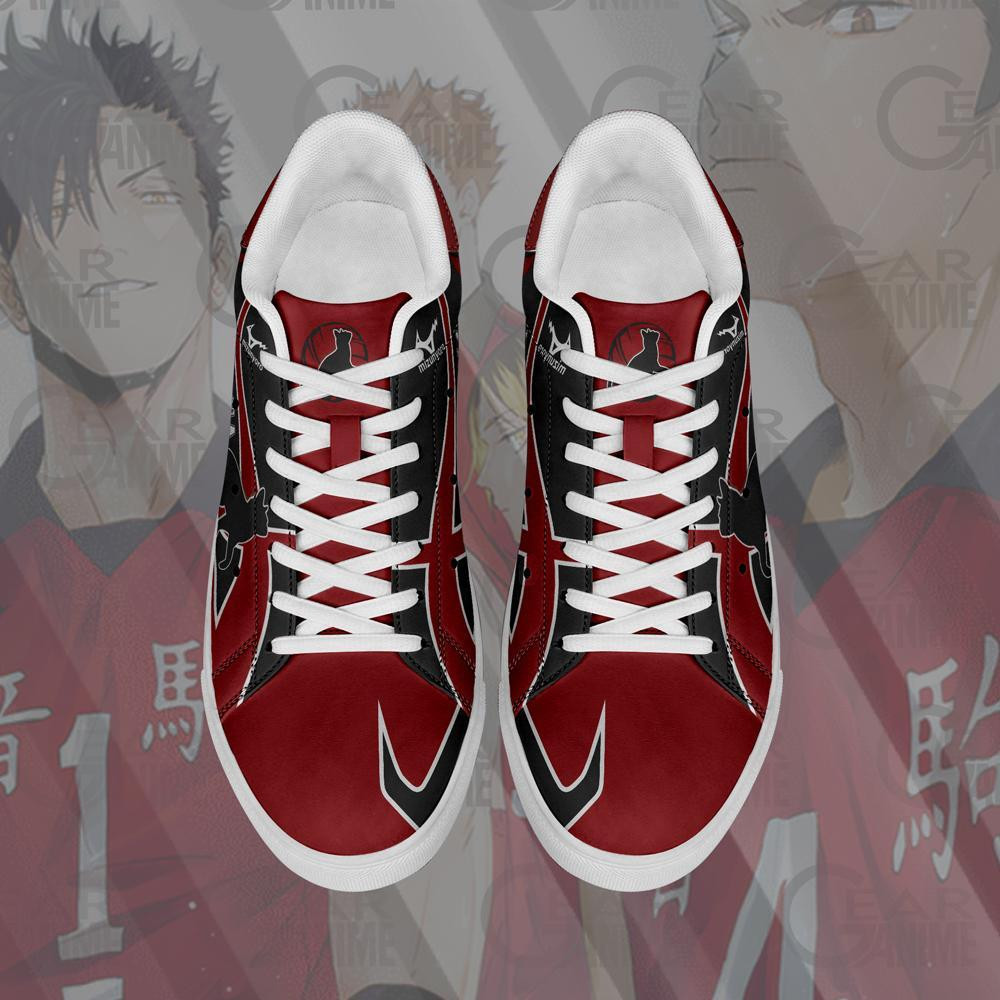 Nekoma High Skate Shoes Haikyuu Anime Custom Shoes