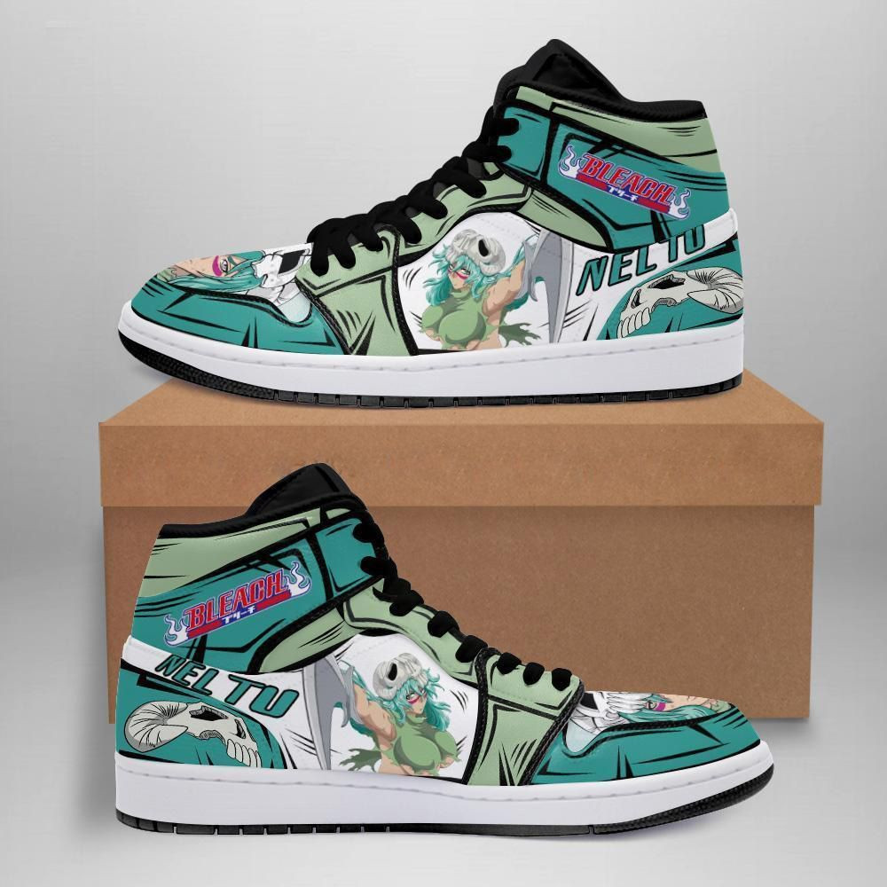 Nel Tu Bleach Anime 1 High Top Air Jordan Sneaker, Air Jordan Hightop