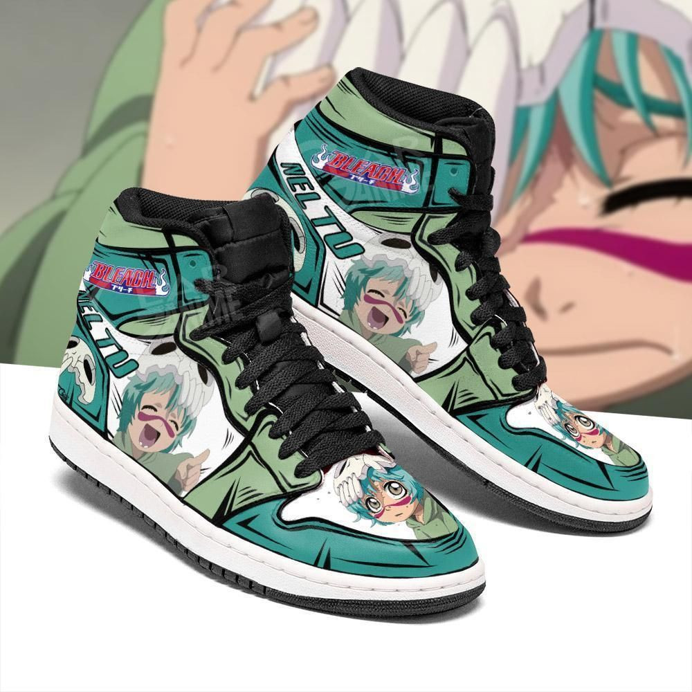 Nel Tu Bleach Anime 2 High Top Air Jordan Sneaker, Air Jordan Hightop