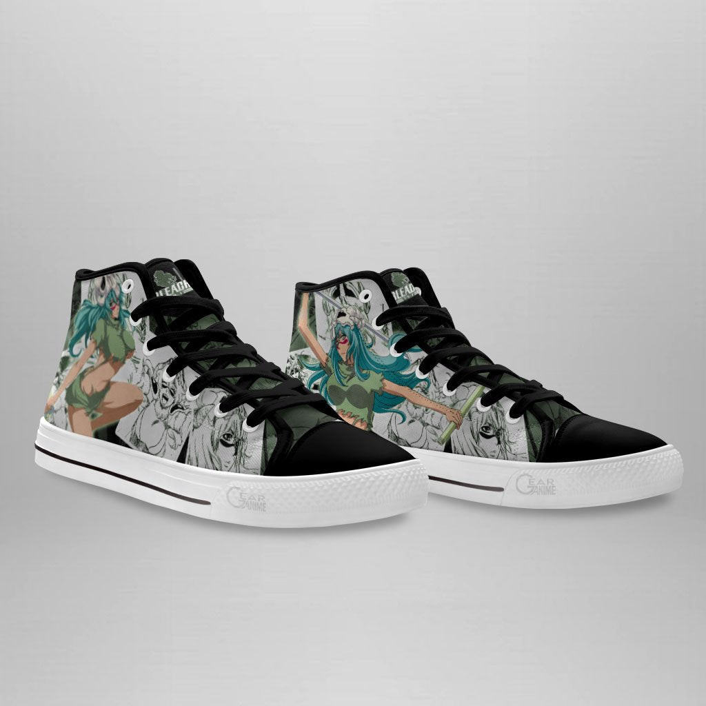Nelliel Tu Odelschwanck High Top Shoes Custom Bleach Anime Sneakers