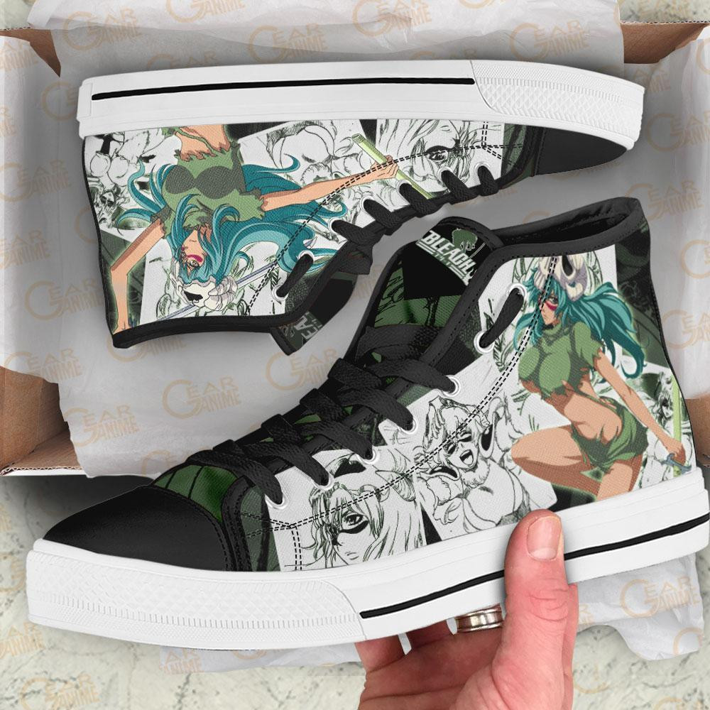 Nelliel Tu Odelschwanck High Top Shoes Custom Bleach Anime Sneakers