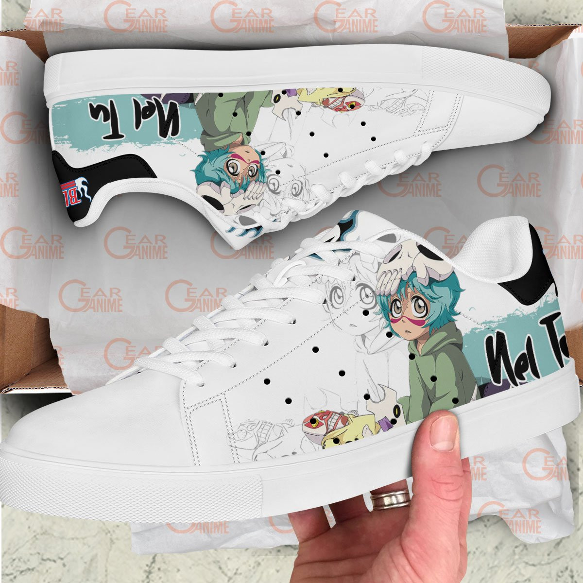 Nelliel Tu Odelschwanck Skate Sneakers Custom Anime Bleach Shoes