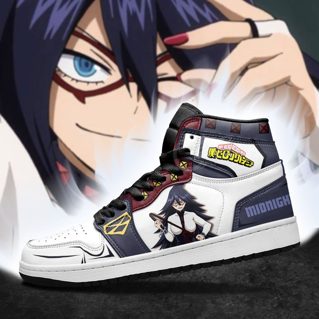 Nemuri Kayama Midnight My Hero Academia anime 1 High Top Air Jordan Sneaker, Air Jordan Hightop