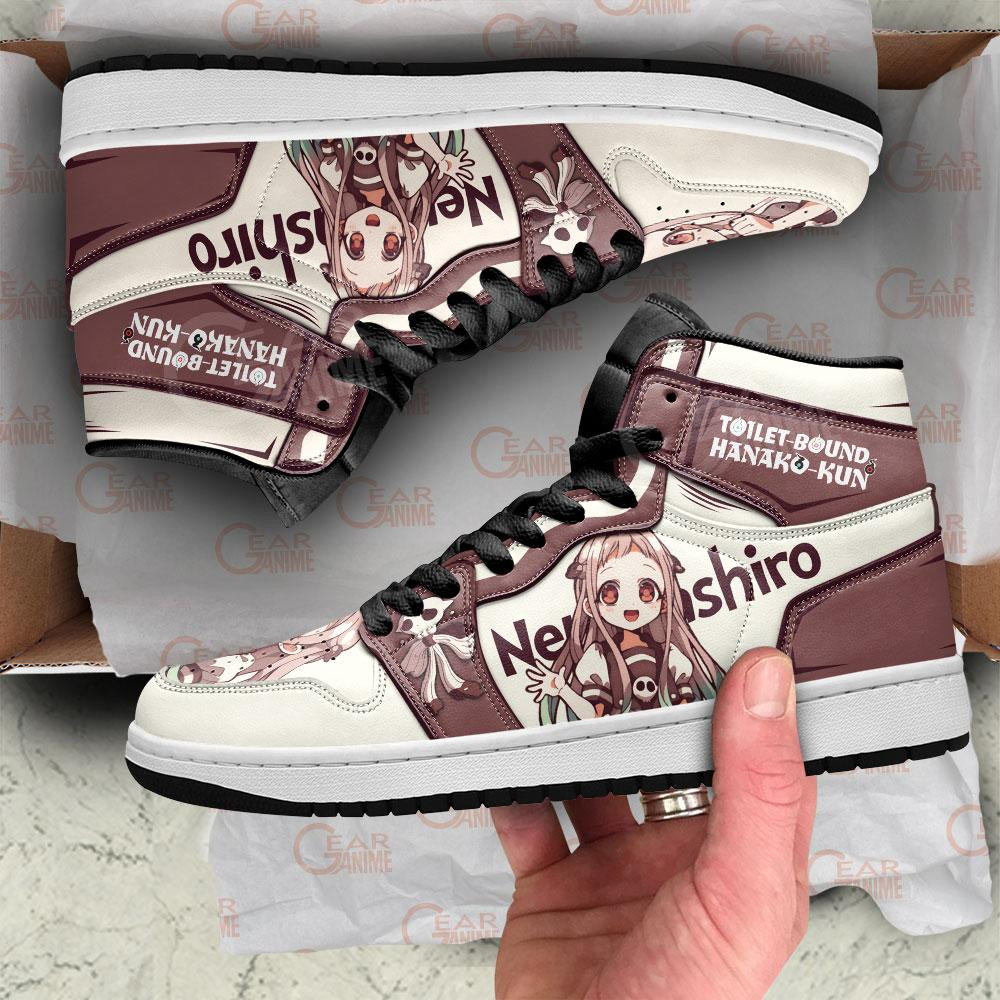 Nene Yashiro JD1s Sneakers Anime Toilet-bound Hanako-kun Shoes, Air Jordan Hightop