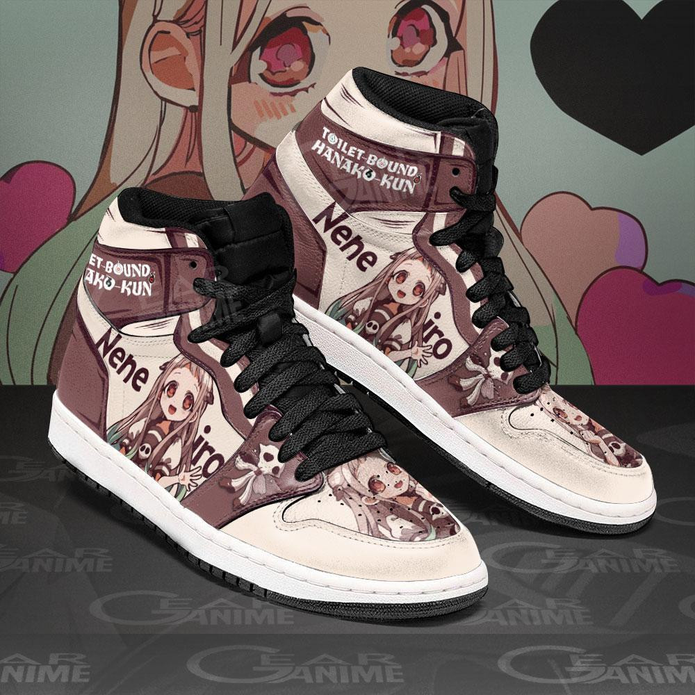 Nene Yashiro JD1s Sneakers Anime Toilet-bound Hanako-kun Shoes, Air Jordan Hightop