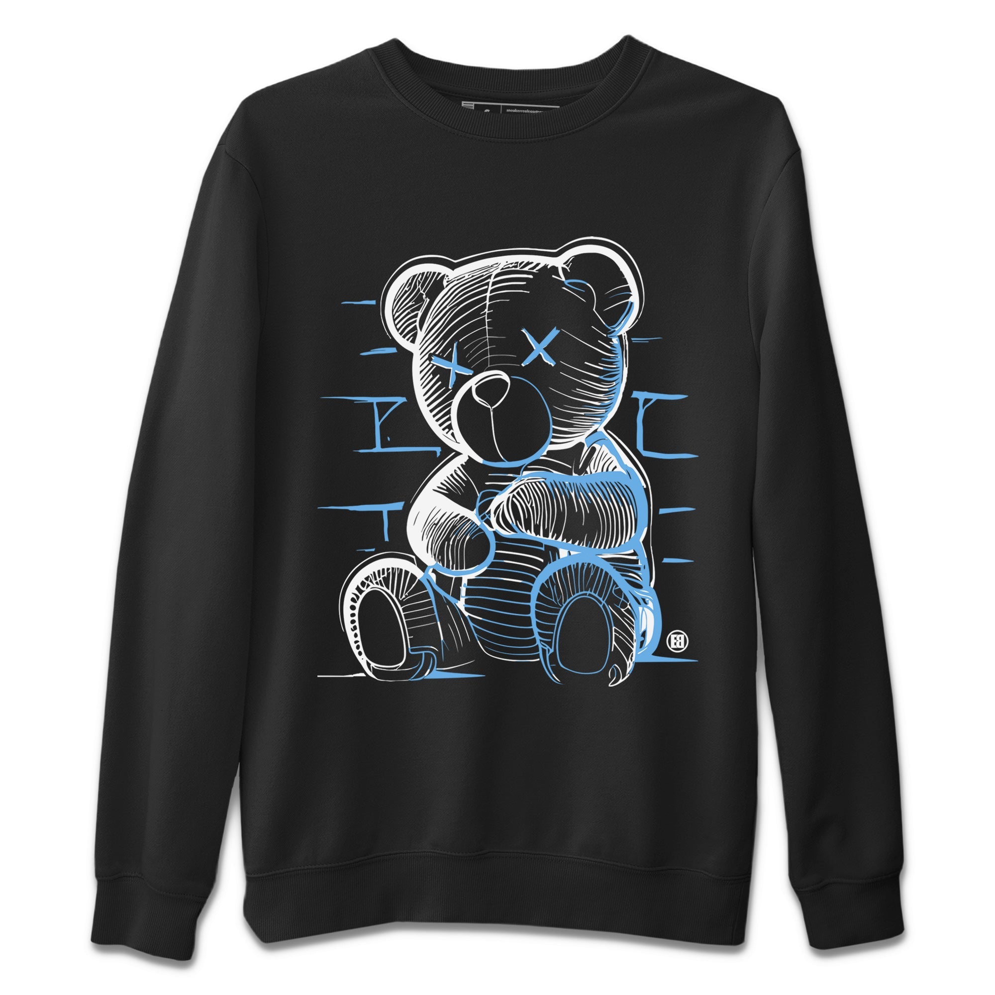Neon Bear Unisex Sweater – Air Jordan 1 University Blue, Sneakers Matching Sweater