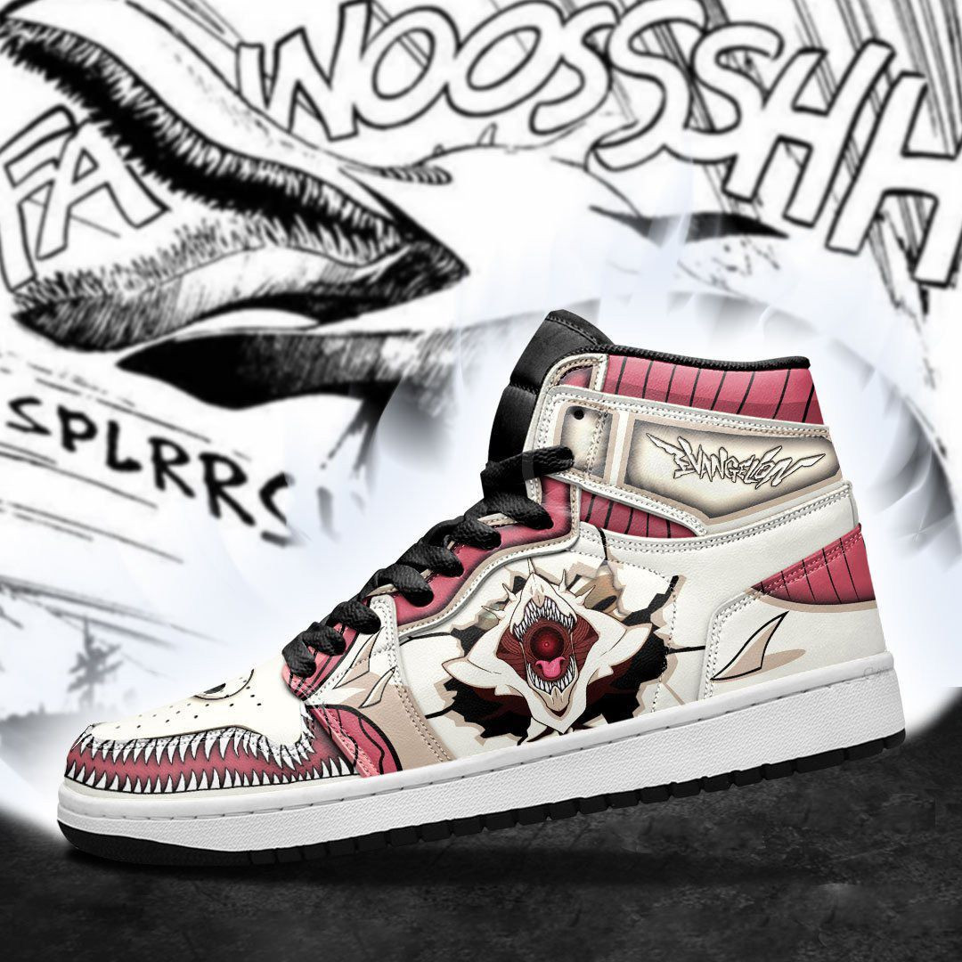 Neon Genesis Evangelion Gaghiel Anime 1 High Top Air Jordan Sneaker, Air Jordan Hightop