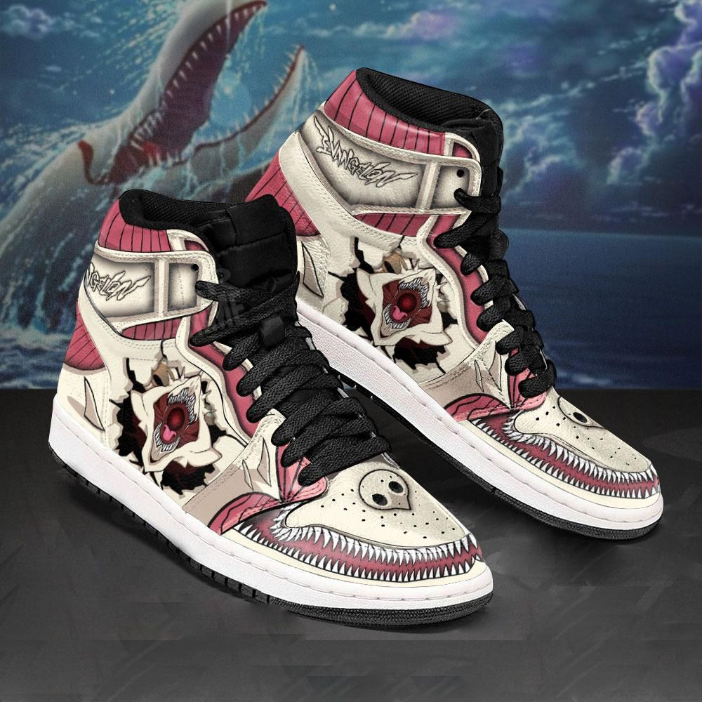 Neon Genesis Evangelion Gaghiel Anime 1 High Top Air Jordan Sneaker, Air Jordan Hightop