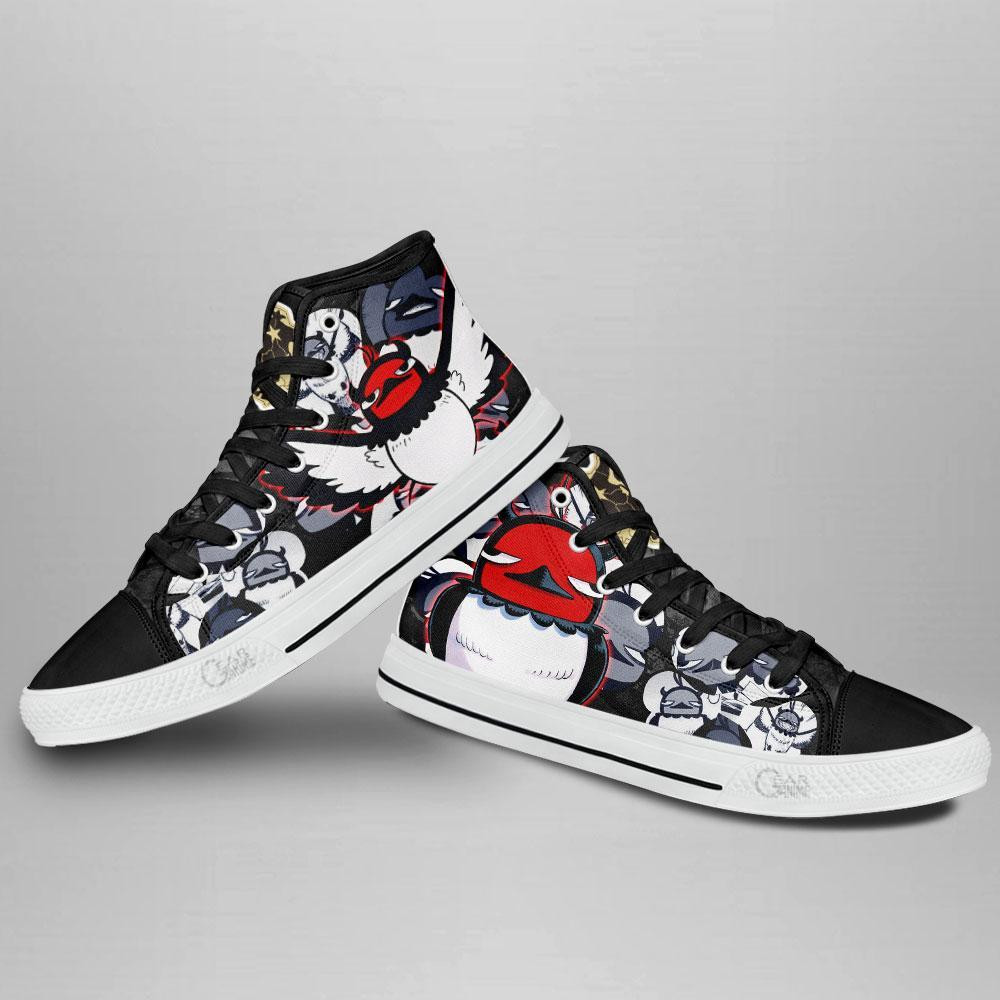 Nero High Top Shoes Custom Manga Anime Black Clover Sneakers