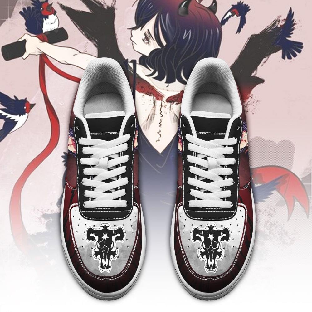 Nero Sneakers Black Bull Knight Black Clover Anime Shoes