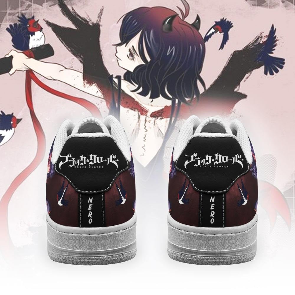 Nero Sneakers Black Bull Knight Black Clover Anime Shoes