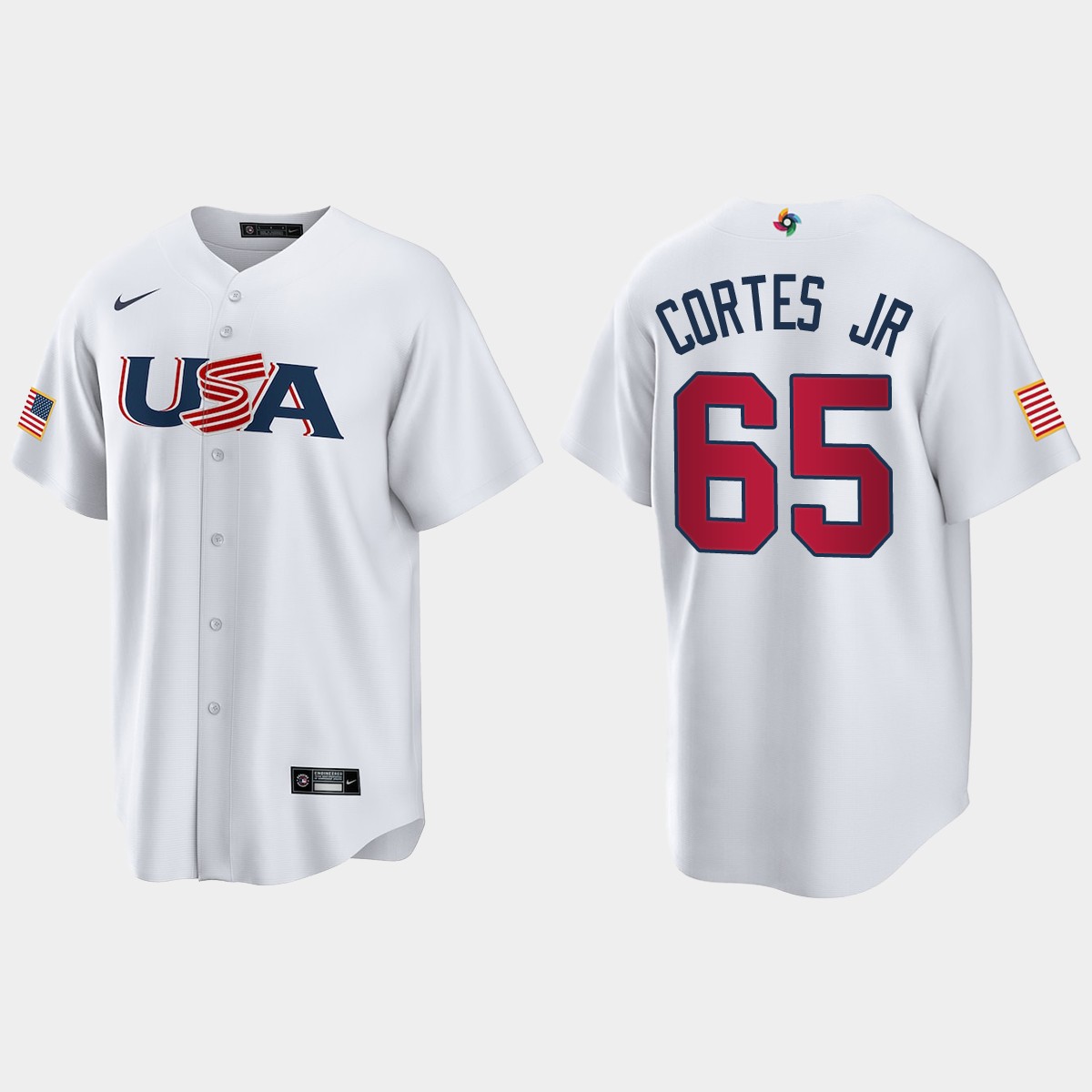 Nestor Cortes Jr. New York Yankees 2023 World Classic USA Jersey - White