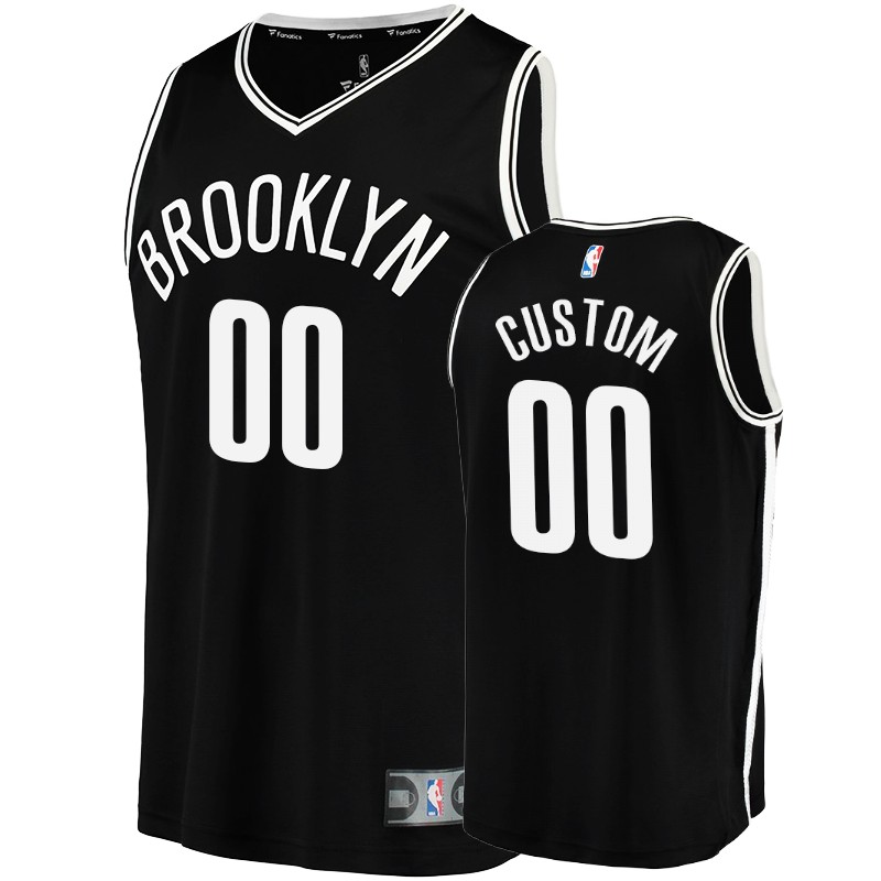Nets Men's Custom #00 Icon Fanatics Branded Jersey
