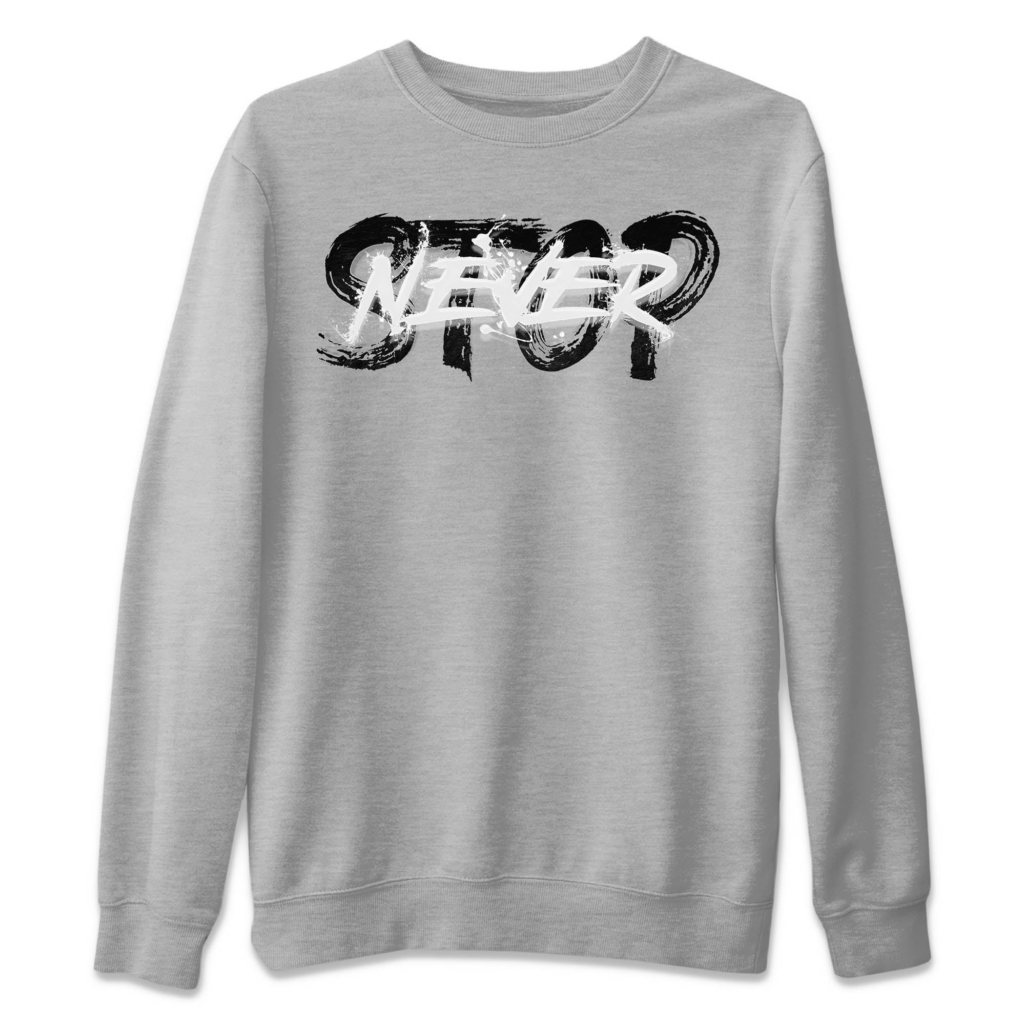 Never Stop Unisex Sweater – Air Jordan 1 Homage, Sneakers Matching Sweater