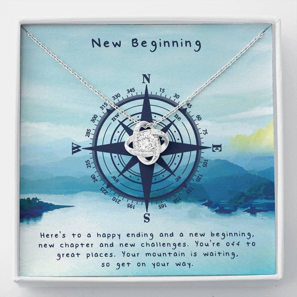 New Beginning Love Knot Necklace