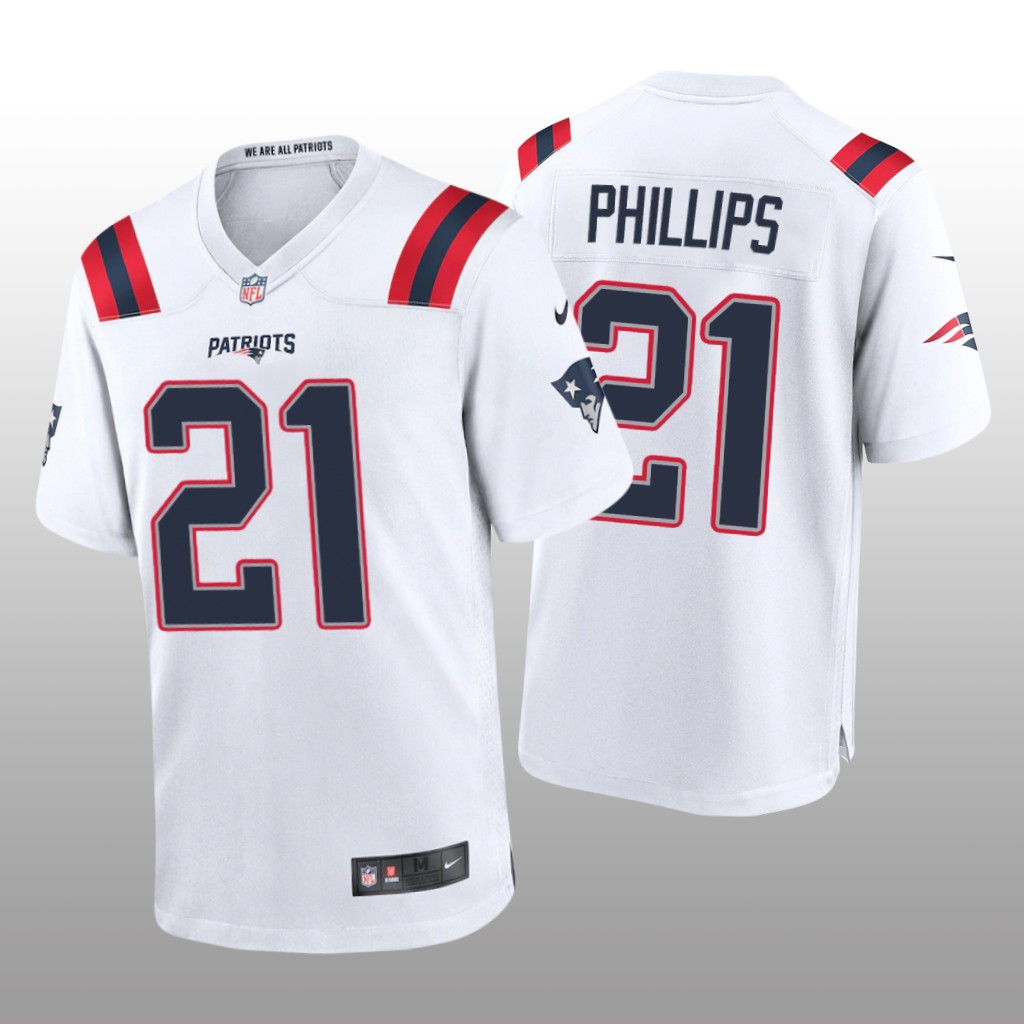 New England Patriots Adrian Phillips White Jersey Game - Men's