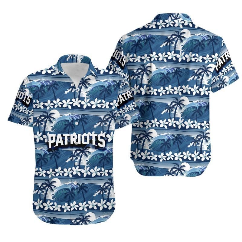 New England Patriots Coconut Trees2 Hawaiian Shirt
