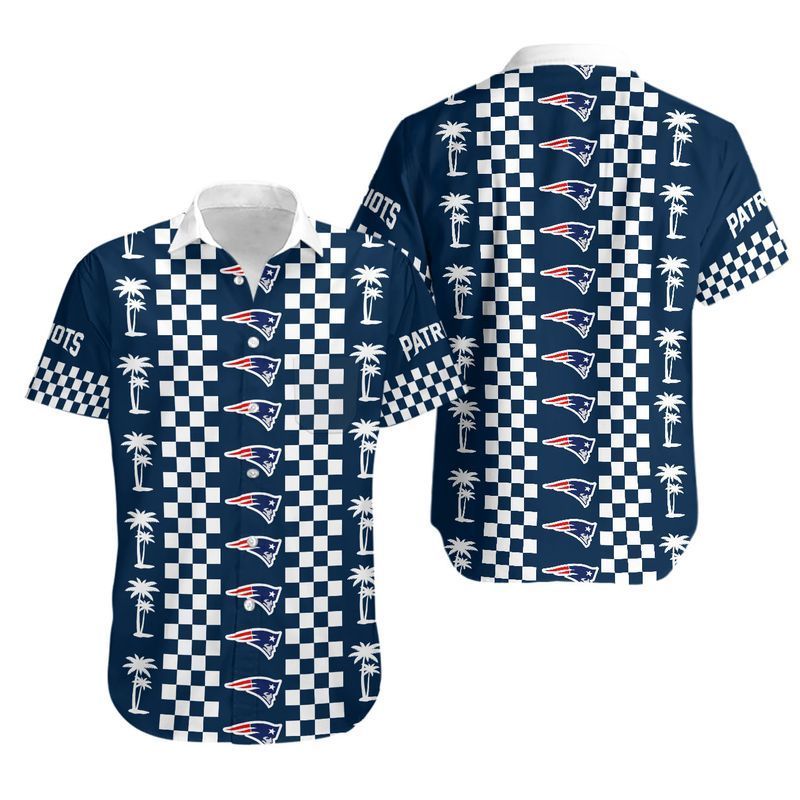 New England Patriots Coconut Trees3 Hawaiian Shirt