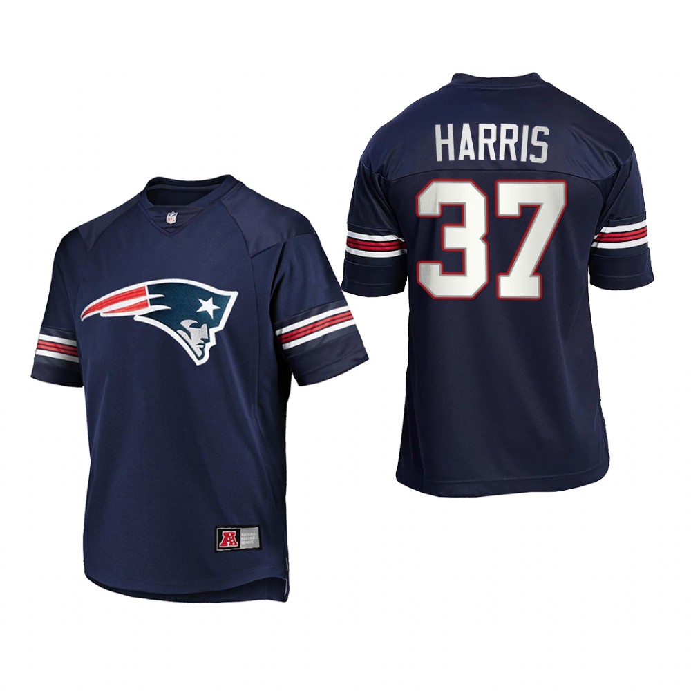 New England Patriots Damien Harris Navy New Season - Men's